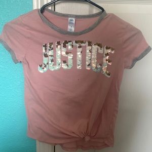 Justice - size 8 M - Medium -color pink